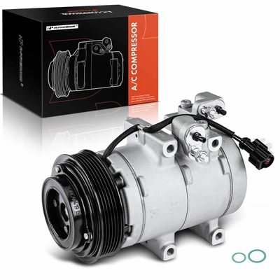 AC Compressor with Clutch & Pulley