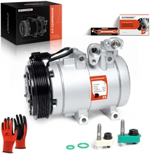2005-2007 Ford Escape AC Compressor with Clutch with 6-Groove Pulley A-Premium APACC105