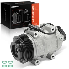 AC Compressor, With Clutch, With 8-Groove Pulley, 4.31 in. Pulley Diameter