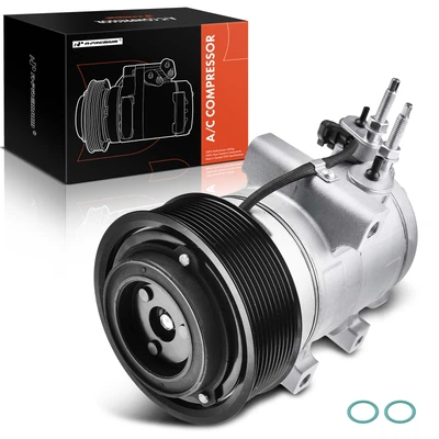 AC Compressor with Clutch & Pulley