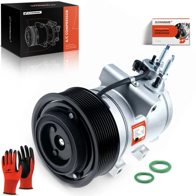 AC Compressor with Clutch & Pulley