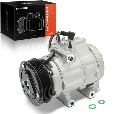 AC Compressor with Clutch & Pulley
