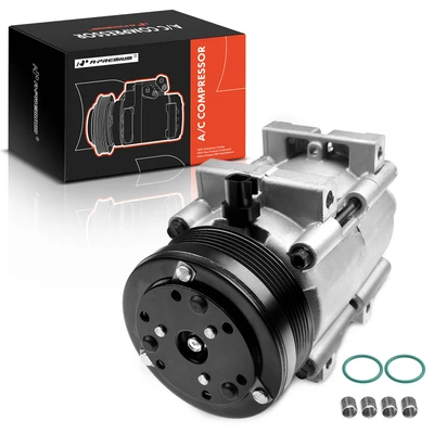 AC Compressor with Clutch & Pulley