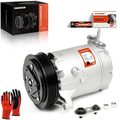 AC Compressor with Clutch & Pulley