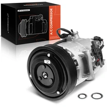 2011 Chevrolet Cruze AC Compressor with Clutch with 6-Groove Pulley A-Premium APACC107
