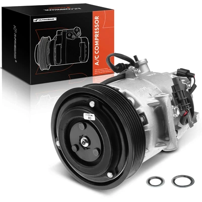 AC Compressor with Clutch & Pulley