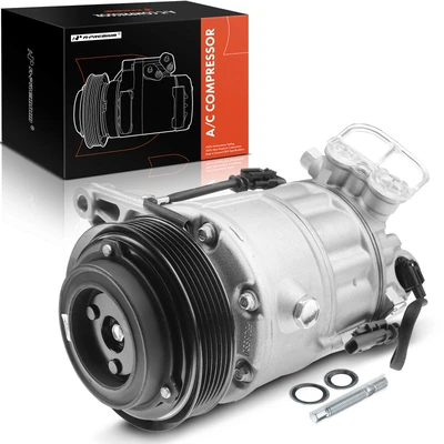 AC Compressor with Clutch & Pulley