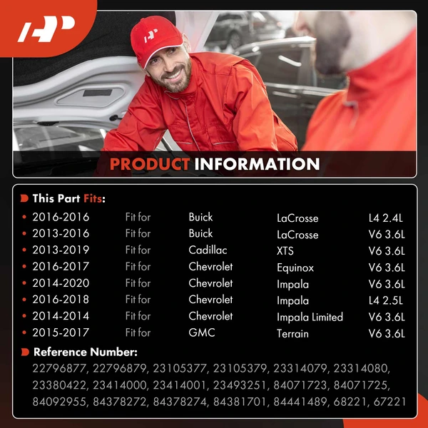 AC Compressor with Clutch with 6-Groove Pulley A-Premium APACC108