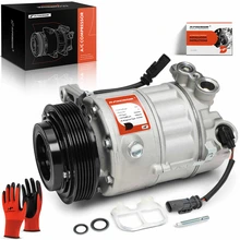 2016-2017 Chevrolet Equinox AC Compressor with Clutch with 6-Groove Pulley A-Premium APACC108