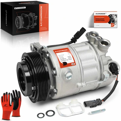 AC Compressor with Clutch & Pulley