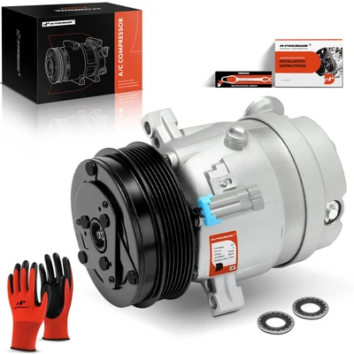 AC Compressor with Clutch & Pulley