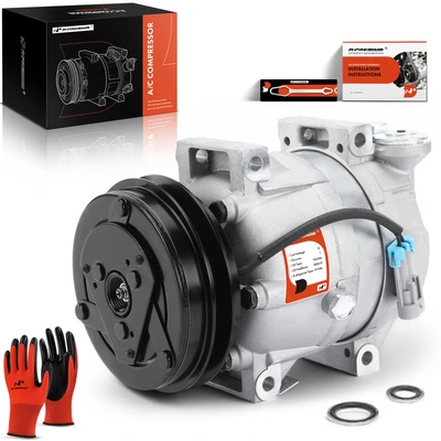 AC Compressor with Clutch & Pulley