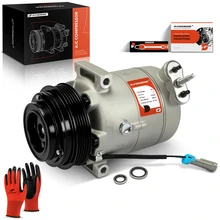 2004-2006 Chevrolet Malibu AC Compressor with Clutch with 5-Groove Pulley A-Premium APACC113