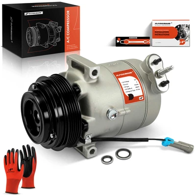 AC Compressor with Clutch & Pulley
