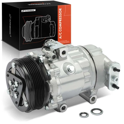 AC Compressor with Clutch & Pulley