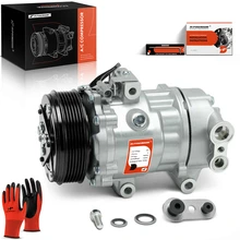 AC Compressor with Clutch & Pulley