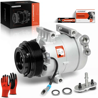 AC Compressor with Clutch & Pulley