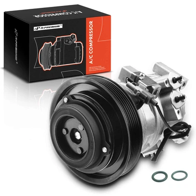 AC Compressor with Clutch & Pulley