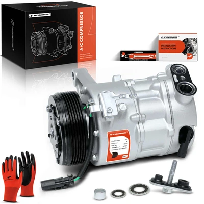AC Compressor with Clutch