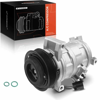 2003-2004 Cadillac CTS AC Compressor with Clutch with 6-Groove Pulley A-Premium APACC124