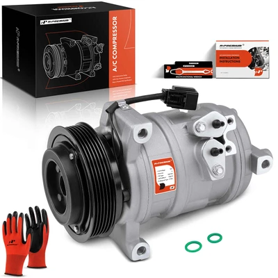 2003-2004 Cadillac CTS AC Compressor with Clutch with 6-Groove Pulley A-Premium APACC124