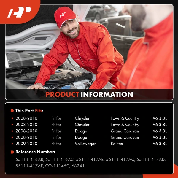 AC Compressor with Clutch with 6-Groove Pulley A-Premium APACC233