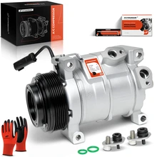 2008-2010 Dodge Grand Caravan AC Compressor with Clutch with 6-Groove Pulley A-Premium APACC233