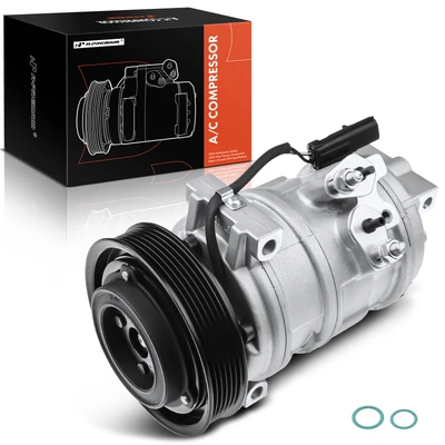 AC Compressor with Clutch & Pulley