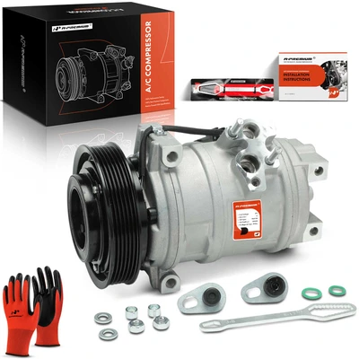 2004-2006 Chrysler Pacifica AC Compressor with Clutch with 6-Groove Pulley A-Premium APACC234