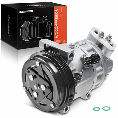 AC Compressor with Clutch & Pulley