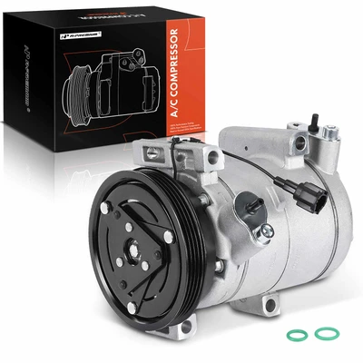 AC Compressor with Clutch & Pulley