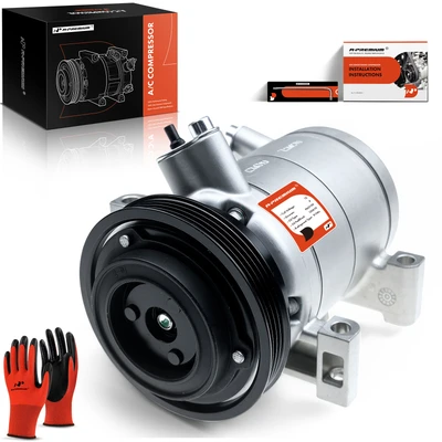 AC Compressor with Clutch & Pulley