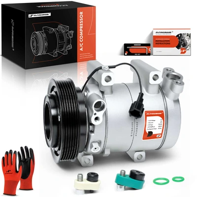 AC Compressor with Clutch & Pulley