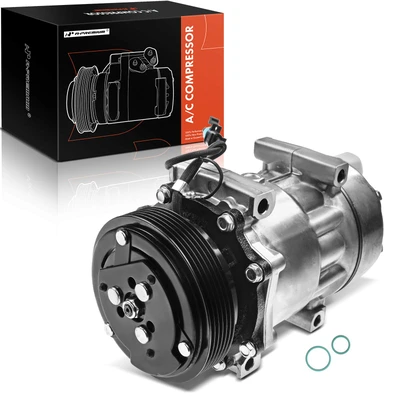 AC Compressor with Clutch & Pulley