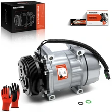 1994 Jeep Wrangler AC Compressor with Clutch with 6-Groove Pulley A-Premium APACC388