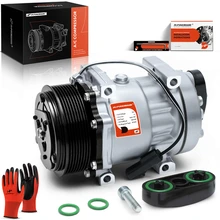 1994-2005 Dodge Ram 3500 AC Compressor with Clutch with 8-Groove Pulley A-Premium APACC303