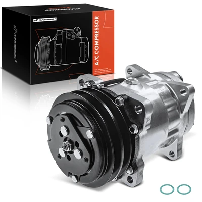 AC Compressor with Clutch & Pulley