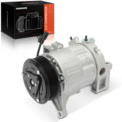 AC Compressor with Clutch & Pulley