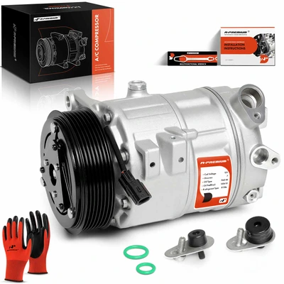 AC Compressor with Clutch & Pulley
