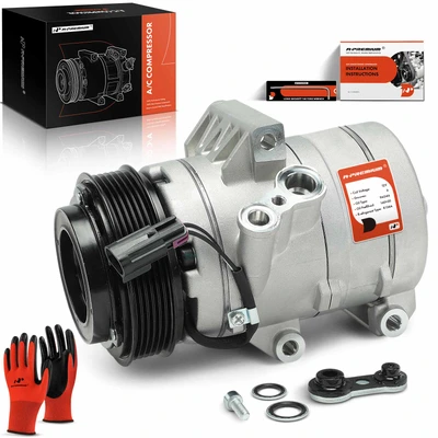 AC Compressor with Clutch & Pulley