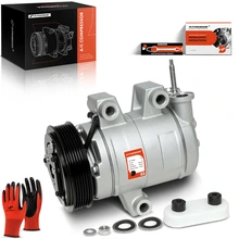 2006-2009 Chevrolet Equinox AC Compressor with Clutch with 6-Groove Pulley A-Premium APACC391