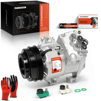 AC Compressor with Clutch & Pulley