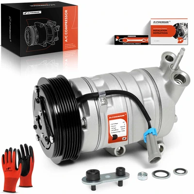 AC Compressor with Clutch & Pulley