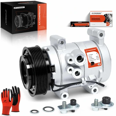 2005-2015 Toyota Tacoma AC Compressor with Clutch with 7-Groove Pulley A-Premium APACC242