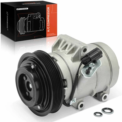 AC Compressor with Clutch & Pulley