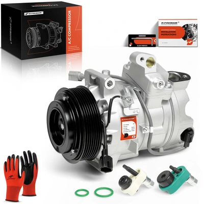 AC Compressor with Clutch & Pulley