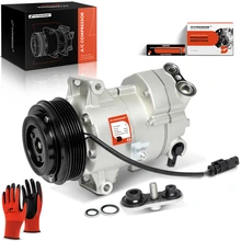 AC Compressor with Clutch & Pulley