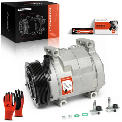2012-2015 Dodge Durango AC Compressor with Clutch with 6-Groove Pulley A-Premium APACC214