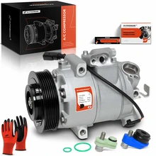 1997-2005 Volkswagen Golf AC Compressor with Clutch with 6-Groove Pulley A-Premium APACC136