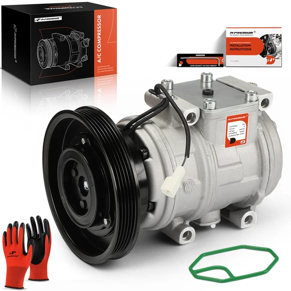 1995-1999 Dodge Avenger AC Compressor with Clutch with 5-Groove Pulley A-Premium APACC140